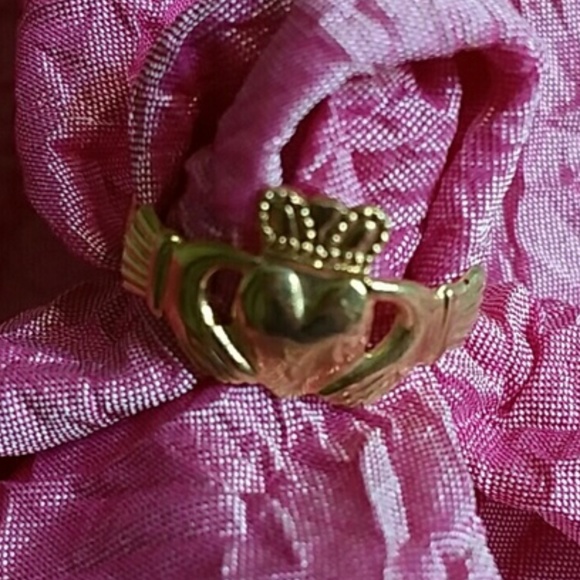 Jewelry - Solid 14k Claddagh ring made in Ireland!